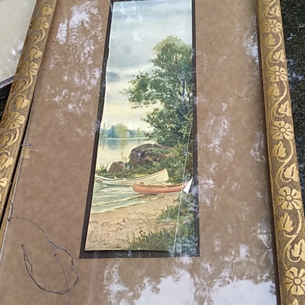 ⚜️  Antique Gold Ornate Frame Vintage